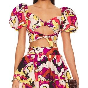Agua Bendita X Revolve Bailee Crop Top